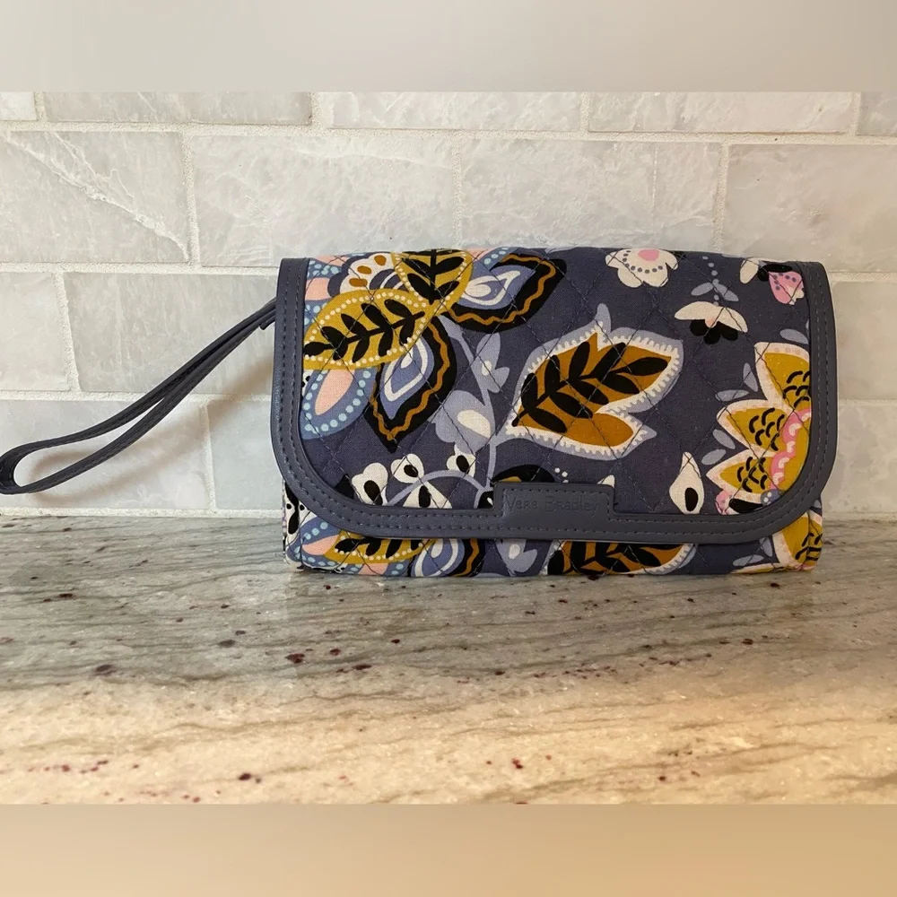 Vera Bradley Charmont Meadow Zip-Around Wallet - Picture 2 of 14